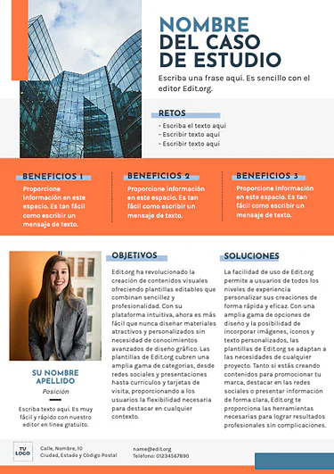Edita un modelo de un Estudio de Caso
