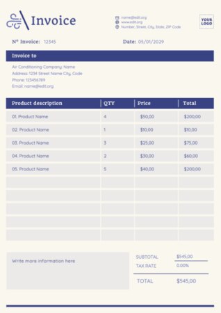 Modifica una fattura