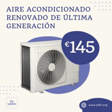 Edita un diseño de Aire Acondicionado