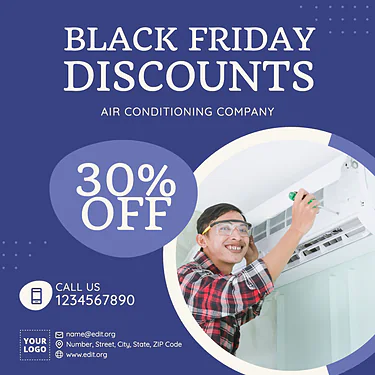 Edite seu design para Black Friday