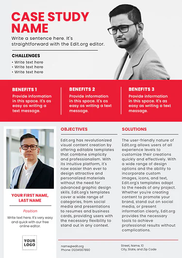 Edit a Case Study