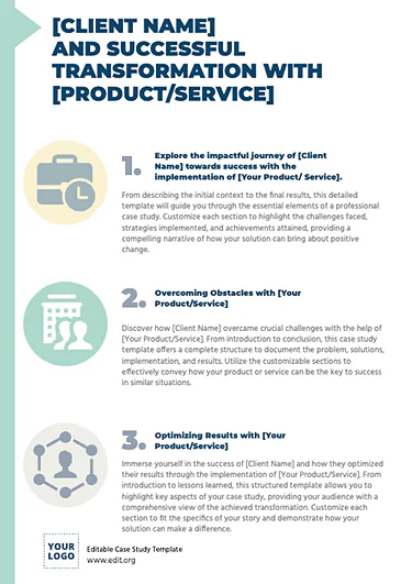 Edit a Case Study