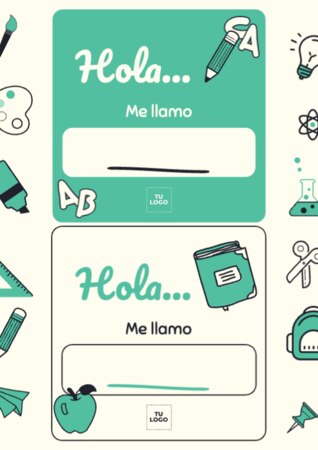 Edita una Etiqueta para Pupitre