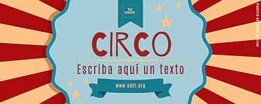 Edita una plantilla de circo