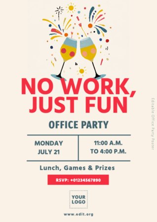 Edit a Company Party poster