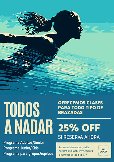Editar un anuncio para clases de natación