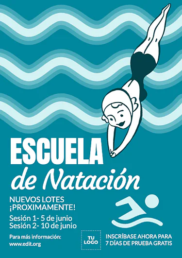 Editar un anuncio para clases de natación