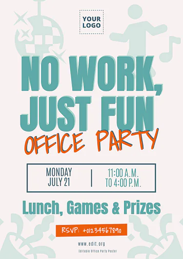Make an Invitation for Office Party with Templates (23)