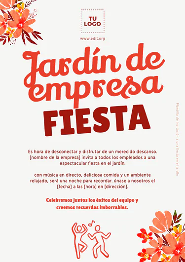 Crea flyers de Fiesta de Empresa con plantillas online (24)