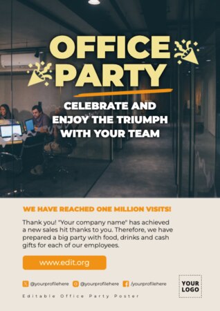 Edit a Company Party poster