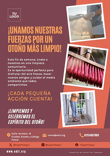 Edita un flyer de Cleanup