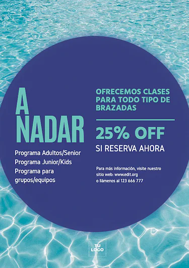 Editar un anuncio para clases de natación