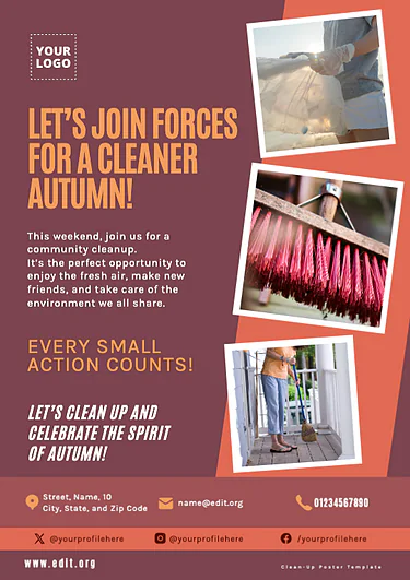 Edit a Cleanup flyer