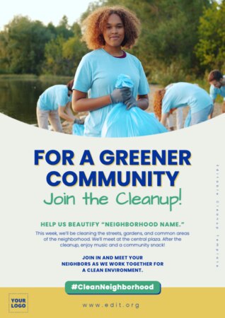 Edit a Cleanup flyer