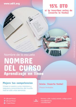 Editar plantillas de clases online