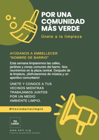 Edita un flyer de Cleanup