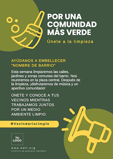 Edita un flyer de Cleanup