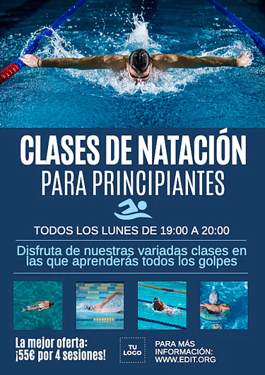 Editar un anuncio para clases de natación