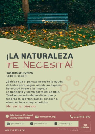 Edita un flyer de Cleanup