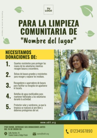 Edita un flyer de Cleanup