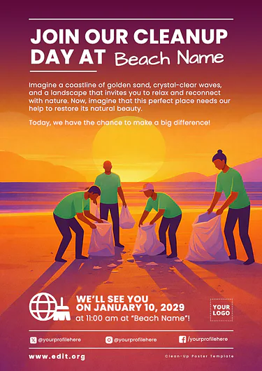 Edit a Cleanup flyer