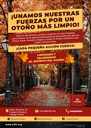 Edita un flyer de Cleanup