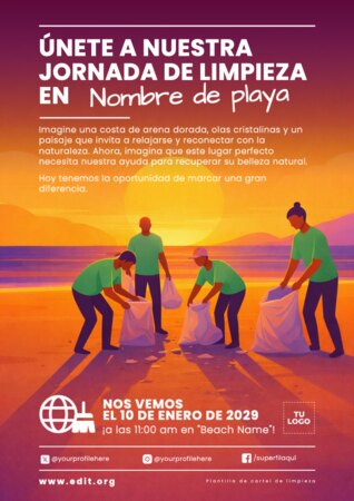 Edita un flyer de Cleanup