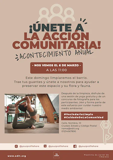Edita un flyer de Cleanup
