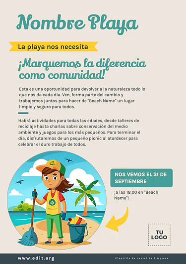 Edita un flyer de Cleanup