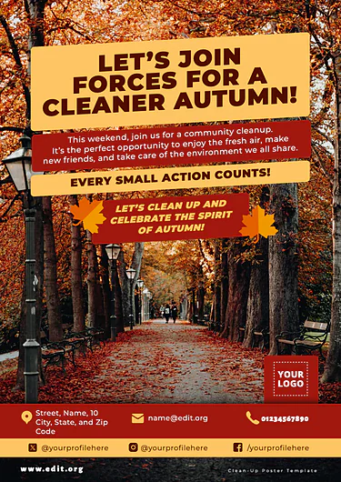 Edit a Cleanup flyer