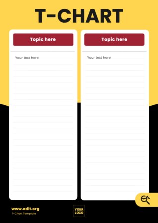 Edit a T-Diagram template