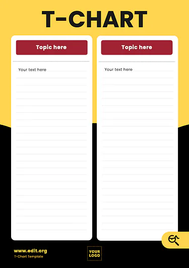 Edit a T-Diagram template