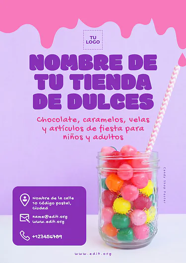 Edita un cartel o póster