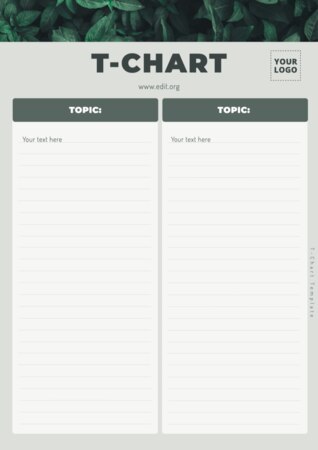 Edit a T-Diagram template