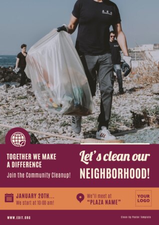 Edit a Cleanup flyer