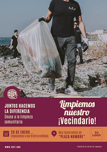Edita un flyer de Cleanup