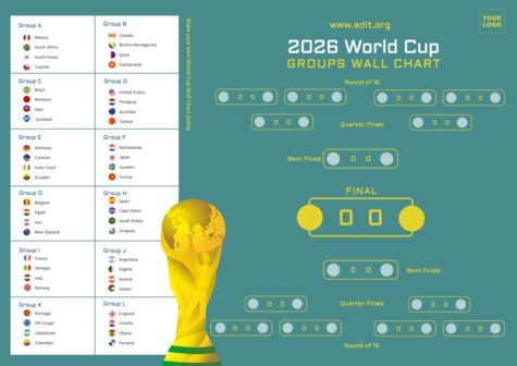 Edit a Football Square grid template
