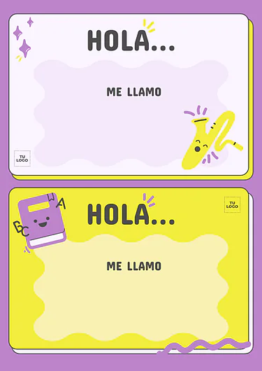 Edita una Etiqueta para Pupitre