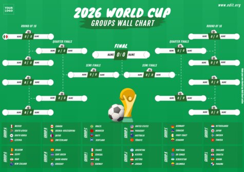 Edit a Football Square grid template