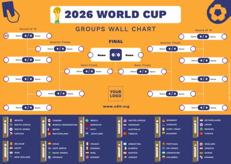 Edit a Football Square grid template