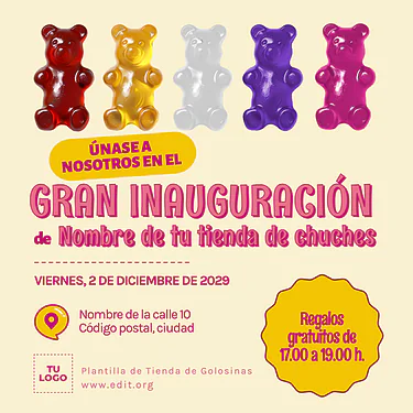 Edita un flyer de Chuches