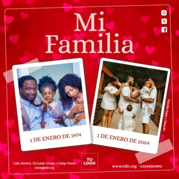 Edita flyers del Día de la Familia