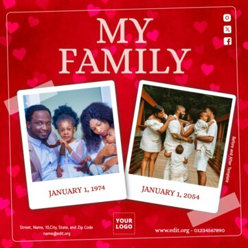 Edit a Day of Families flyer