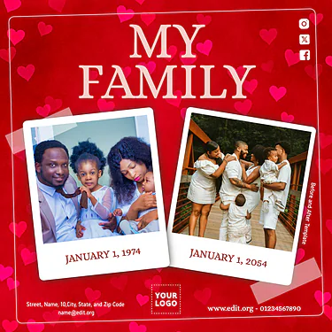 Edit a Day of Families flyer