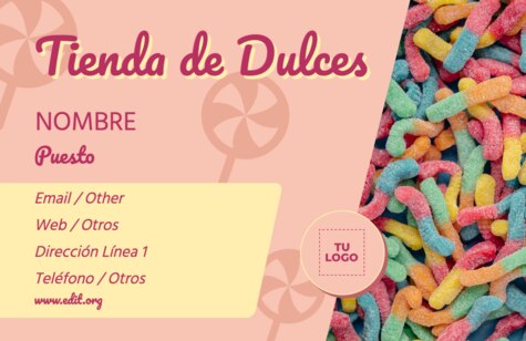 Edita una tarjeta de visita