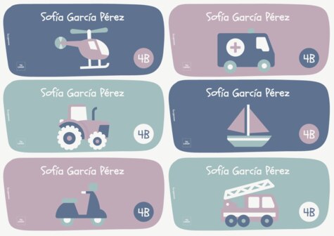 Edita una Etiqueta para Pupitre