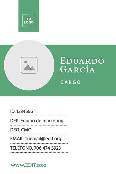 Editar una tarjeta de identificación
