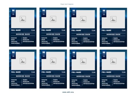Edit a sports trading card