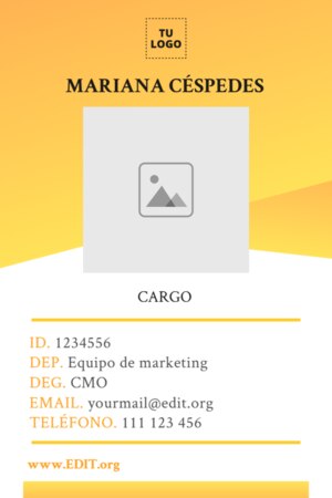 Editar una tarjeta de identificación