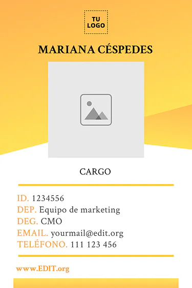 Editar una tarjeta de identificación